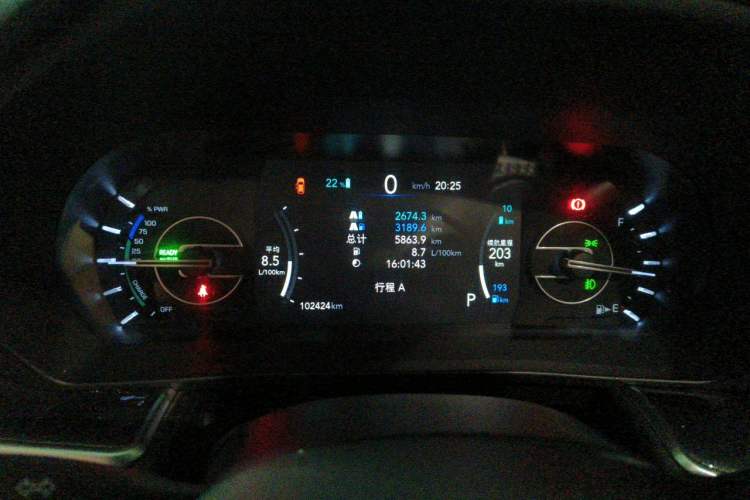 Used Jeep Grand Commander PHEV 2020 2.0T Plug-in Hybrid Elite Edition Instrument Cluster