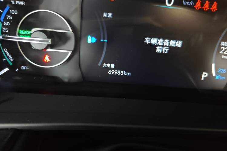 Used Jeep Grand Commander PHEV 2022 2.0T Plug-in Hybrid Version Odometer Close Up