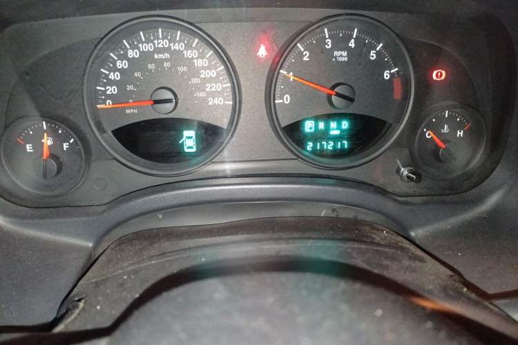 Used Jeep Patriot 2011 2.4 Classic Edition Odometer Close Up