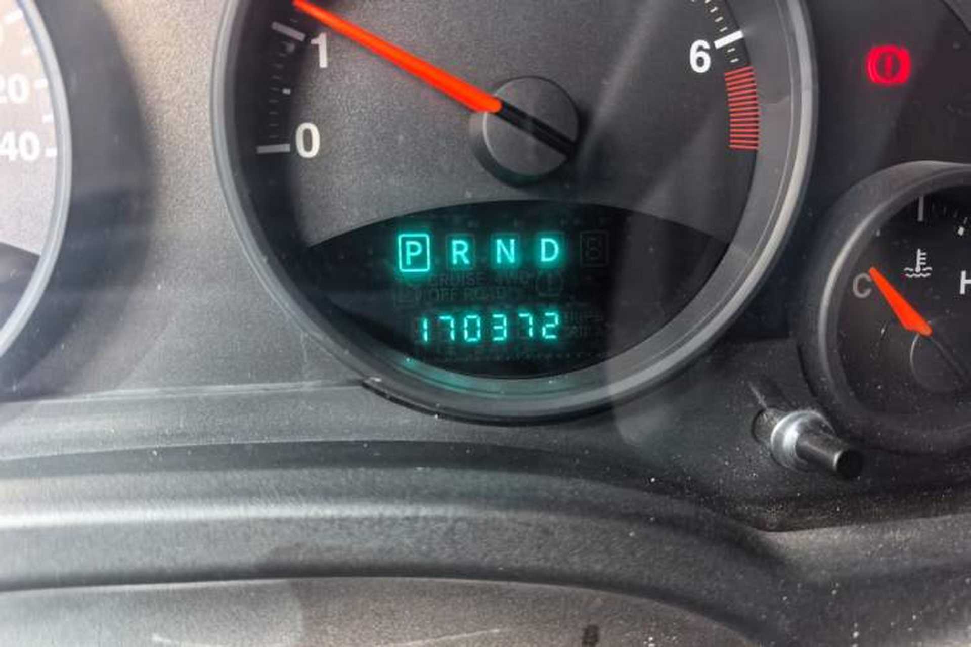Used Jeep Patriot 2011 2.4 Sport Edition Odometer Close Up