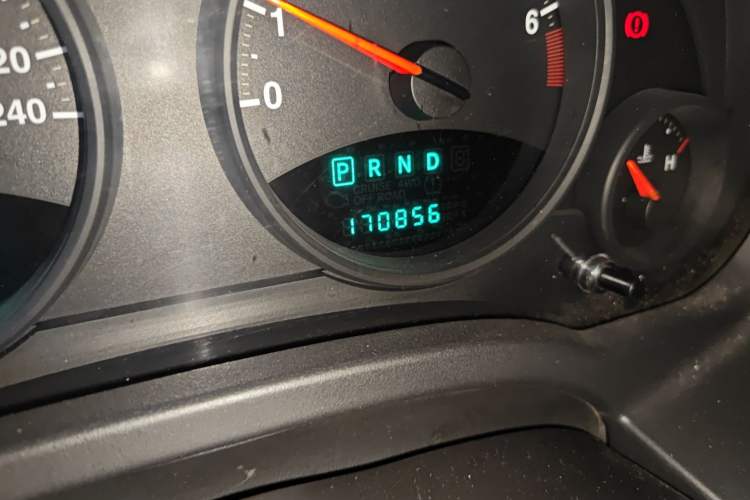 Used Jeep Patriot 2012 2.4 Sport Edition Odometer Close Up