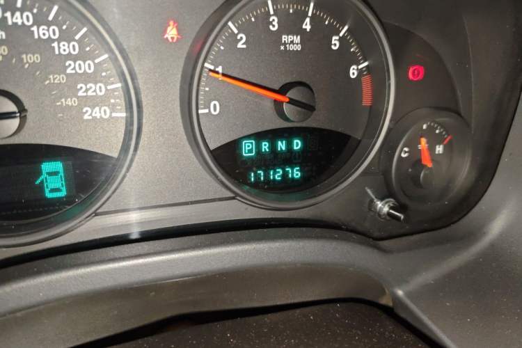 Used Jeep Patriot 2012 2.4 Sport Edition Odometer Close Up