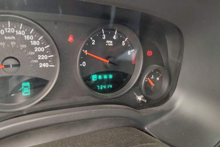 Used Jeep Patriot 2012 2.4 Sport Edition Odometer Close Up