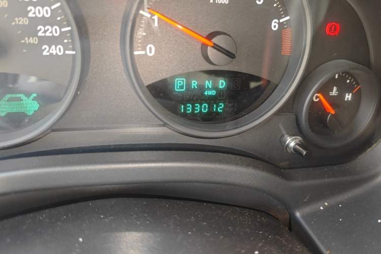 Used Jeep Patriot 2012 2.4 Sport Edition Odometer Close Up
