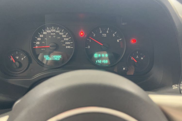 Used Jeep Patriot 2012 2.4 Sport Edition Odometer Close Up