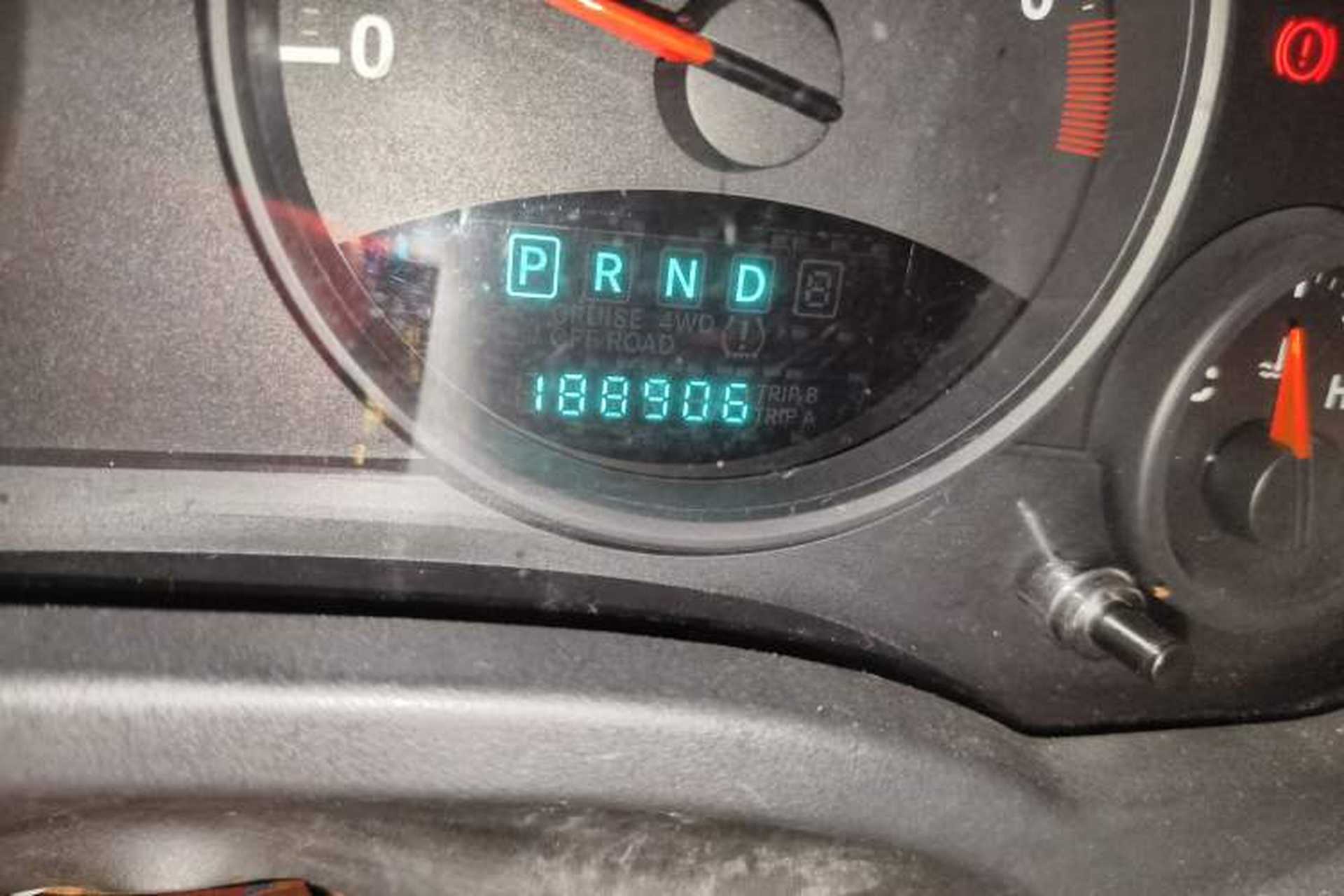 Used Jeep Patriot 2012 2.4 Sport Edition Odometer Close Up