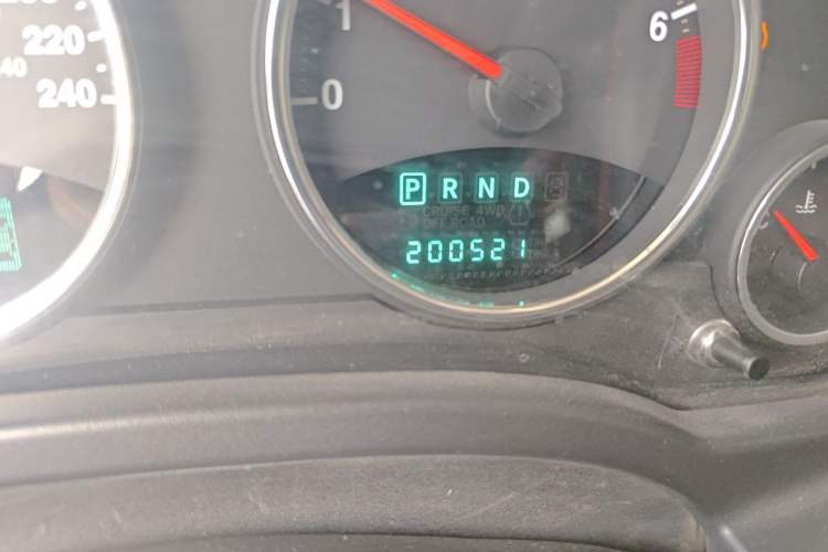Used Jeep Patriot 2012 2.4 Luxury Edition Odometer Close Up