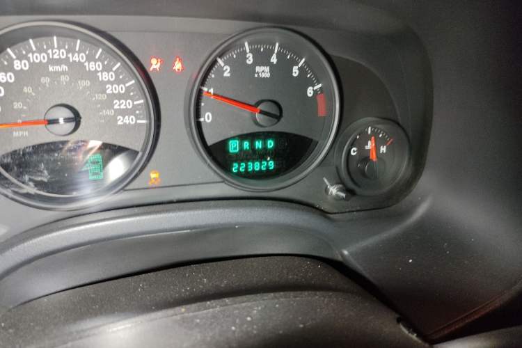 Used Jeep Patriot 2012 2.4 Sport Edition Odometer Close Up