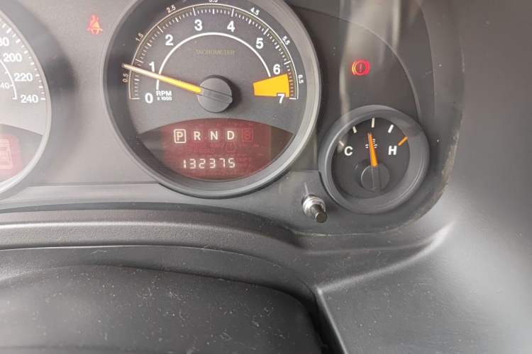 Used Jeep Patriot 2014 2.4L Sport Edition Odometer Close Up