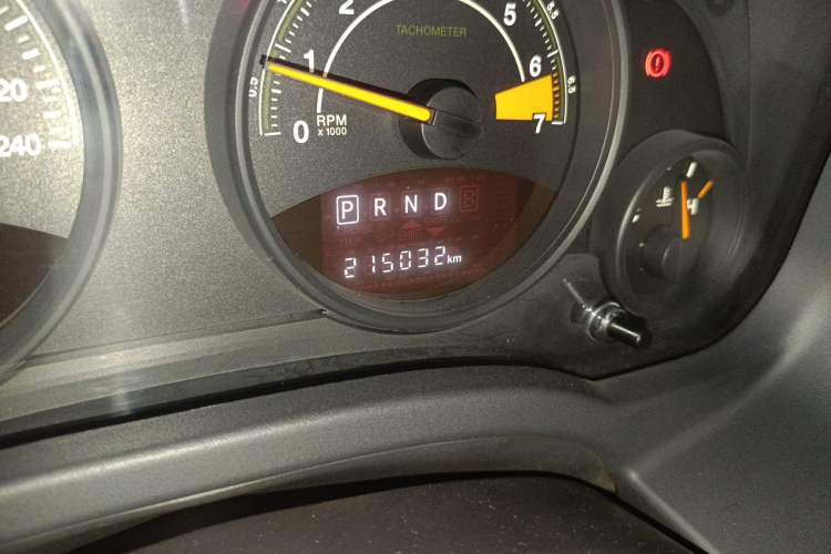 Used Jeep Patriot 2014 2.4L Sport Edition Odometer Close Up