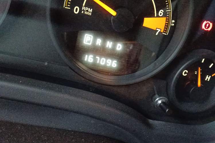 Used Jeep Patriot 2014 2.4L Sport Edition Odometer Close Up