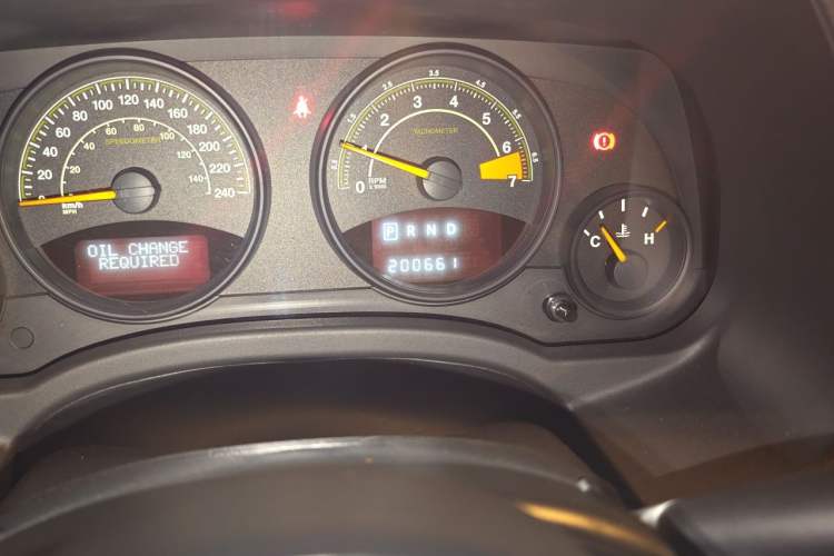 Used Jeep Patriot 2014 2.4L Sport Edition Odometer Close Up