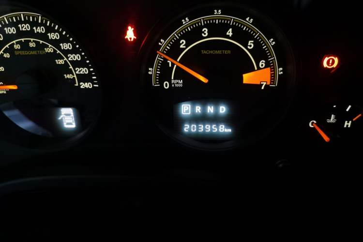 Used Jeep Patriot 2014 2.4L Sport Edition Odometer Close Up