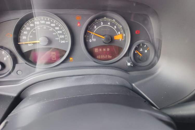 Used Jeep Patriot 2015 2.0L Sport Edition Odometer Close Up