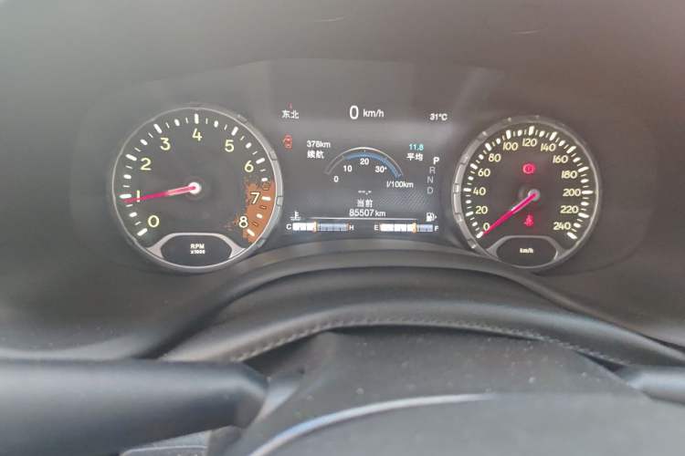 Used Jeep Renegade 2016 1.4T Automatic Jingneng Version+ Odometer Close Up