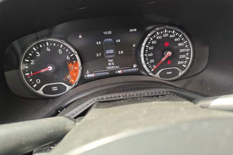 Used Jeep Renegade 2016 1.4T Automatic Jingneng Version+ Odometer Close Up