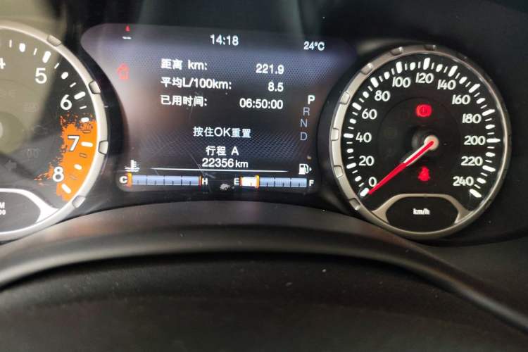 Used Jeep Renegade 2016 1.4T Automatic Jingneng Version+ Odometer Close Up