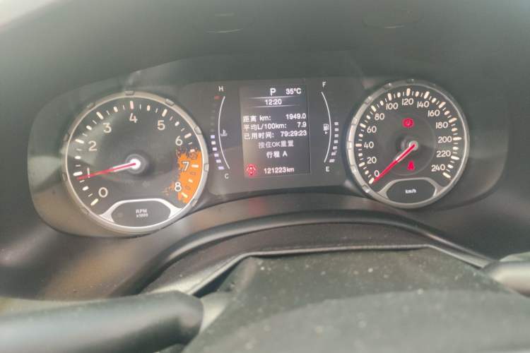Used Jeep Renegade 2017 180T Automatic Kinetic Edition+ Odometer Close Up
