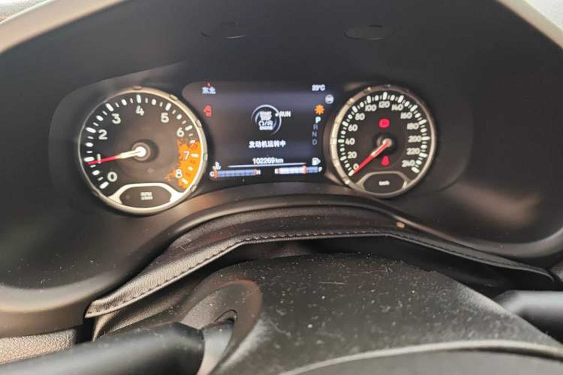 Used Jeep Renegade 2017 180T Automatic Smart Version Odometer Close Up