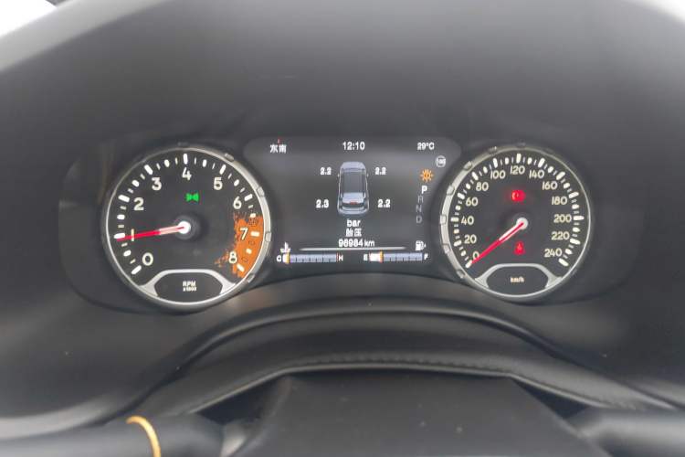 Used Jeep Renegade 2017 180T Automatic Smart Version Odometer Close Up