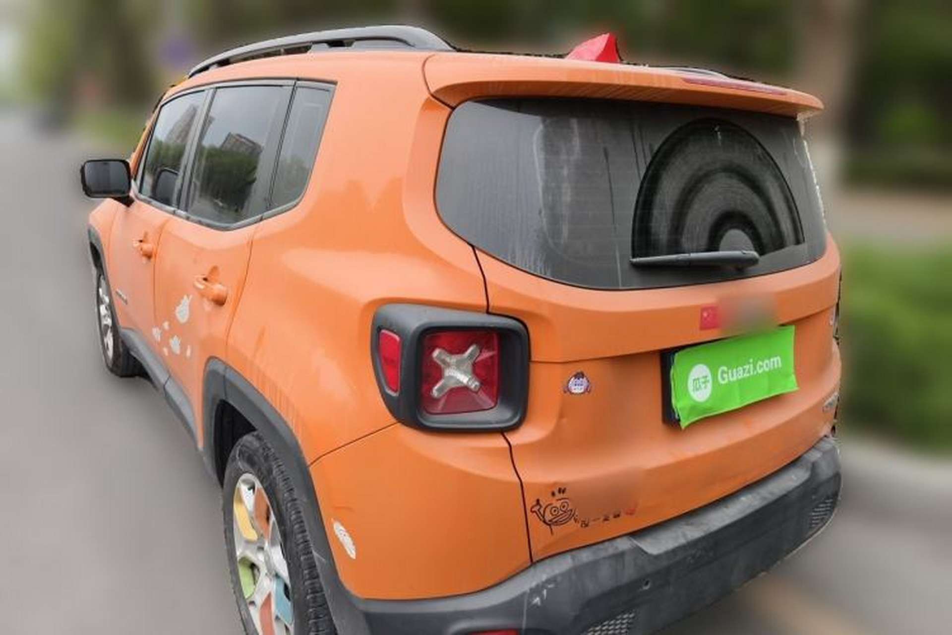 Used Jeep Renegade 2017 180T Automatic High-Energy Version Rear Left 45 Deg