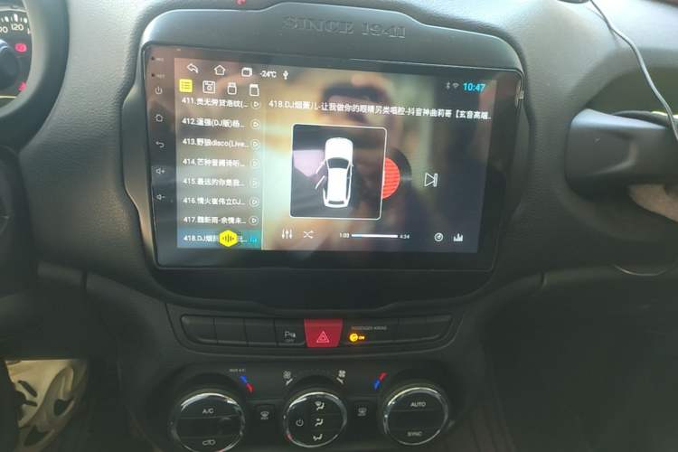 Used Jeep Renegade 2017 180T Automatic Jingneng Edition Audio And AC Panel