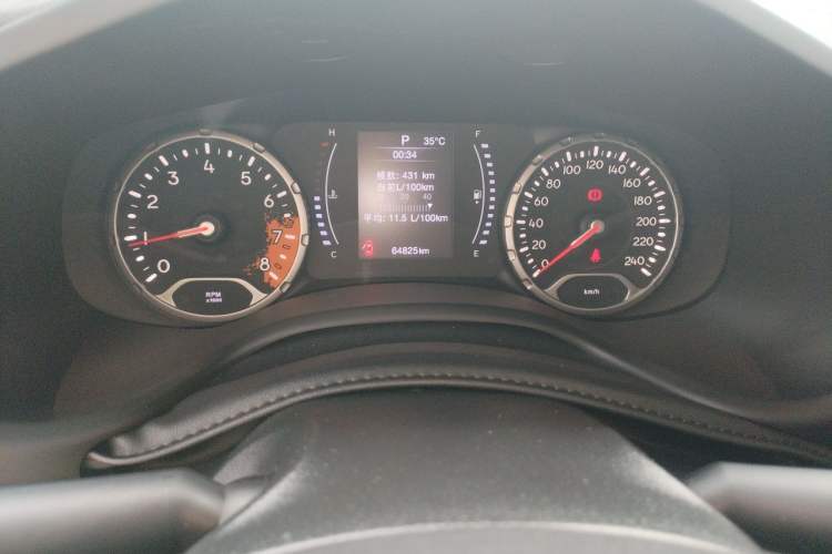Used Jeep Renegade 2017 180T Automatic Kinetic Edition+ Odometer Close Up