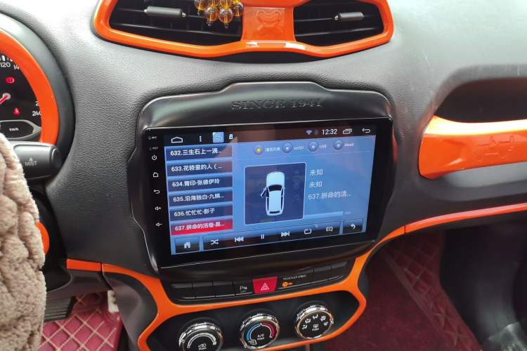Used Jeep Renegade 2017 180T Automatic High-Energy Version Audio And AC Panel
