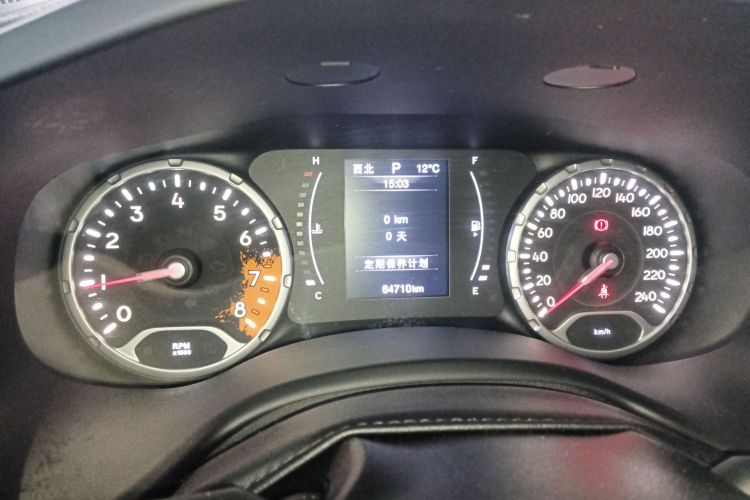 Used Jeep Renegade 2018 Connected Large Screen Version 180T Automatic High-Energy Edition Instrument Cluster