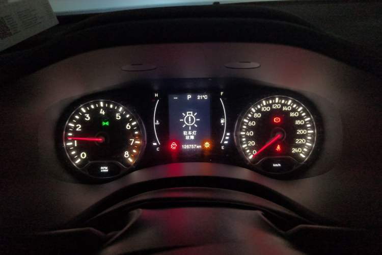 Used Jeep Renegade 2018 Connected Large Screen Version 180T Automatic Jingneng Version Instrument Cluster