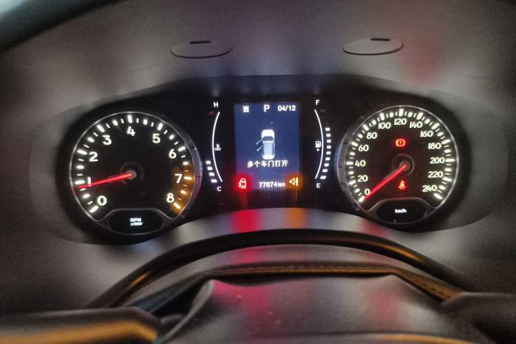 Used Jeep Renegade 2018 Connected Large Screen Version 180T Automatic Jingneng Version Instrument Cluster