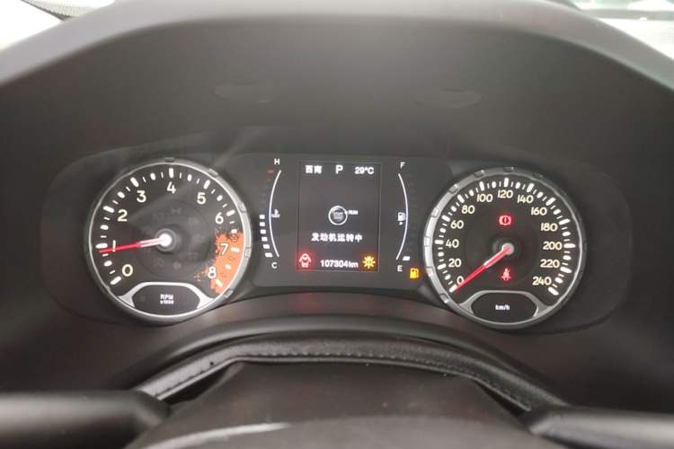 Used Jeep Renegade 2018 Connected Large Screen Version 180T Automatic Jingneng Version Instrument Cluster