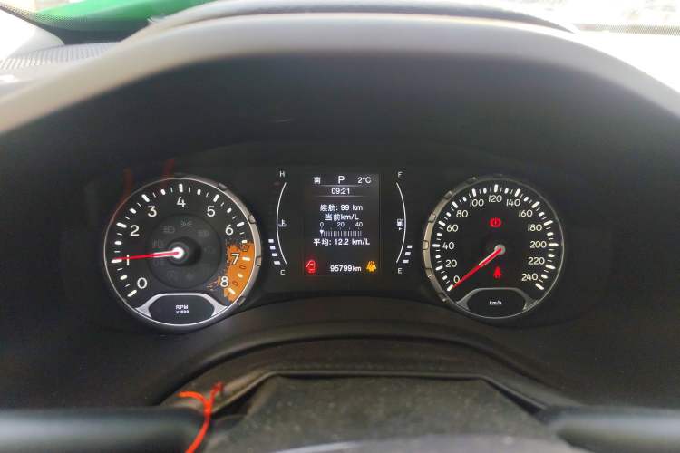 Used Jeep Renegade 2018 Connected Large Screen Version 180TS Automatic High-Energy Edition Instrument Cluster