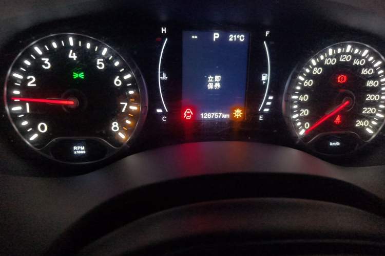 Used Jeep Renegade 2018 Connected Large Screen Version 180T Automatic Jingneng Version Odometer Close Up