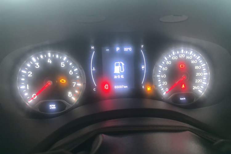 Used Jeep Renegade 2018 Connected Large Screen Version 180T Automatic High-Energy Edition Instrument Cluster