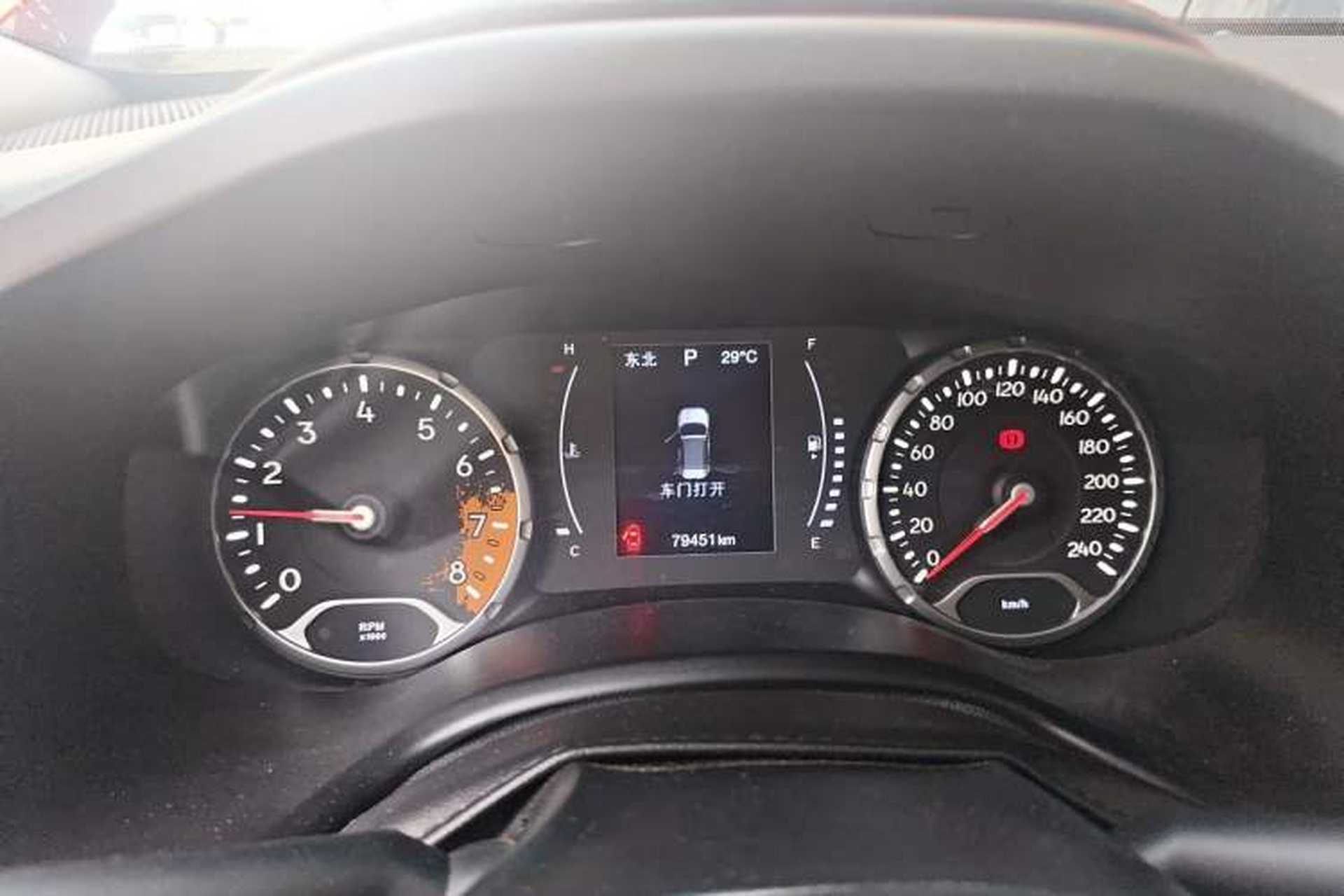Used Jeep Renegade 2018 Connected Large Screen Version 180T Automatic High-Energy Edition Instrument Cluster