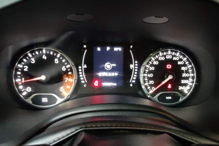 Used Jeep Renegade 2018 Connected Large Screen Version 180T Automatic Jingneng Version Instrument Cluster