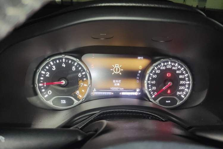 Used Jeep Renegade 2018 Connected Large Screen Version 180T Automatic Smart Version Instrument Cluster