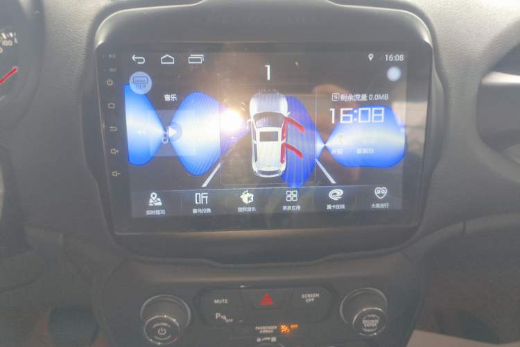 Used Jeep Renegade 2018 Connected Large Screen Version 180T Automatic High-Energy Edition Audio And AC Panel