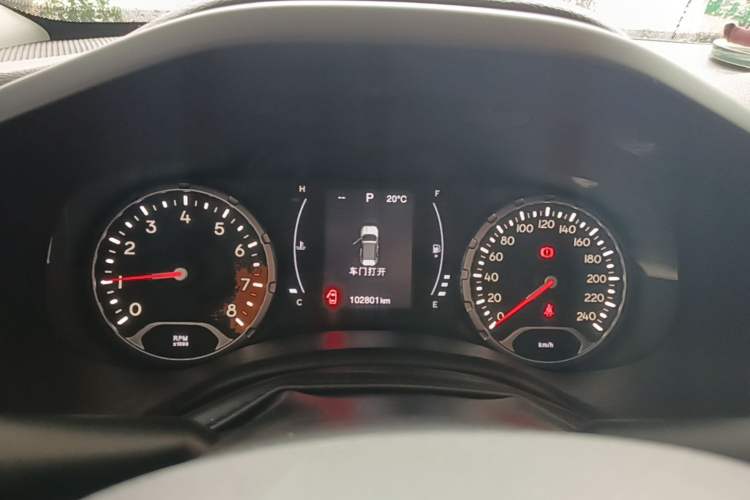 Used Jeep Renegade 2018 Connected Large Screen Version 180T Automatic Jingneng Version Instrument Cluster