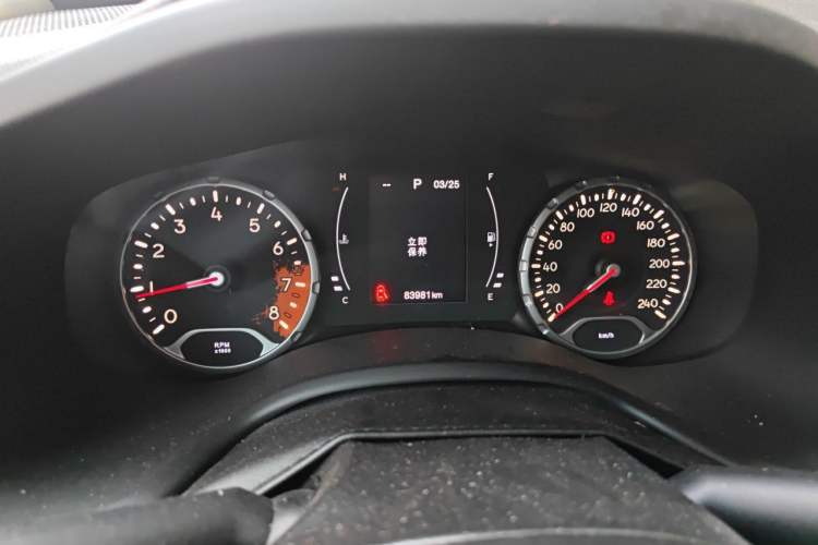 Used Jeep Renegade 2018 Connected Large Screen Version 180T Automatic High-Energy Edition Instrument Cluster