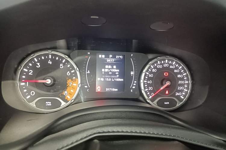 Used Jeep Renegade 2018 Connected Large Screen Version 180T Automatic Jingneng Version Instrument Cluster