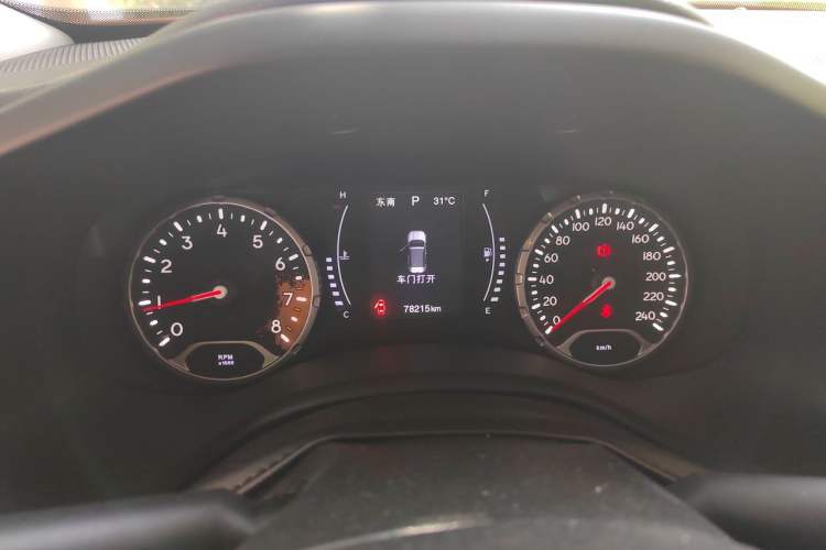 Used Jeep Renegade 2018 Connected Large Screen Version 180T Automatic Jingneng Version Instrument Cluster