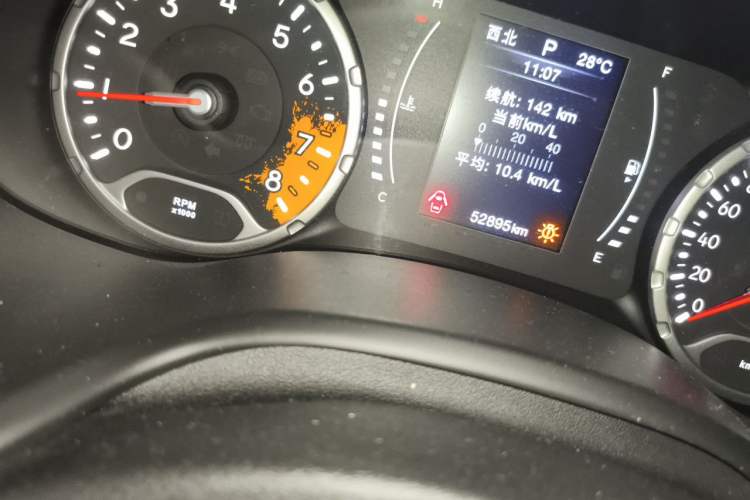 Used Jeep Renegade 2019 220T Automatic Elite Edition Odometer Close Up