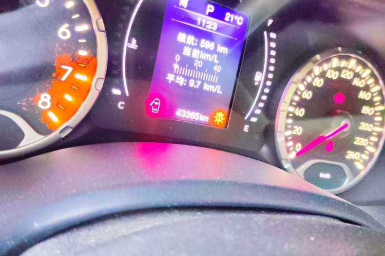Used Jeep Renegade 2019 220T Automatic Leading Edition Odometer Close Up