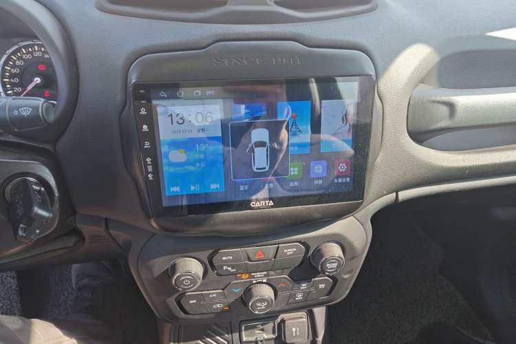 Used Jeep Renegade 2019 220T Automatic Leading Edition Audio And AC Panel
