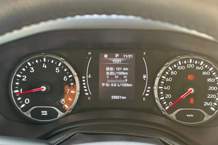 Used Jeep Renegade 2019 220T Automatic Elite Edition Odometer Close Up