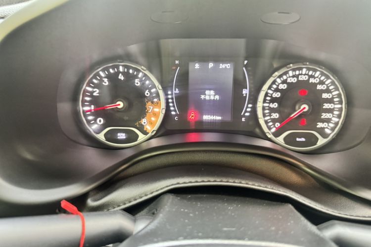 Used Jeep Renegade 2019 220T Automatic Elite Edition Odometer Close Up