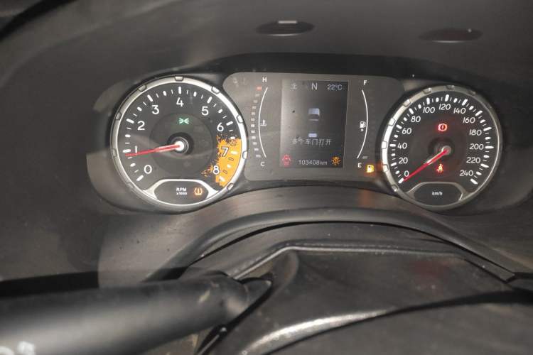 Used Jeep Renegade 2019 220T Automatic Leading Edition Odometer Close Up