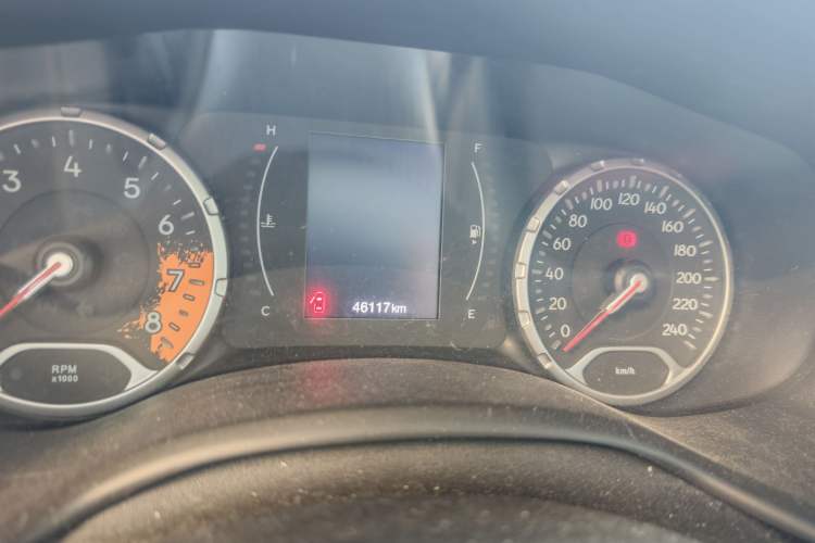 Used Jeep Renegade 2019 220T Automatic Night Eagle Edition Odometer Close Up